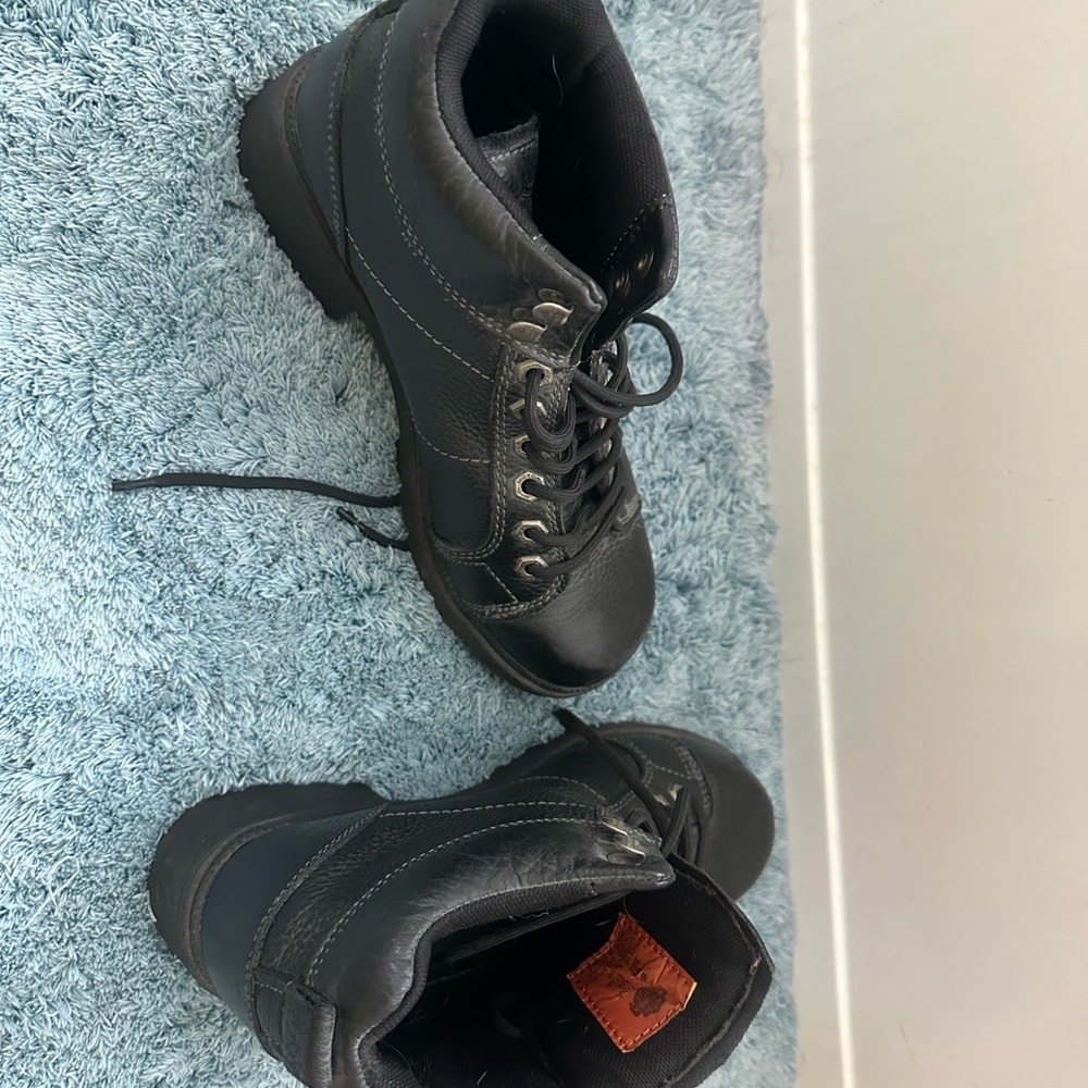 Harley-Davidson Black Leather Men's Boots